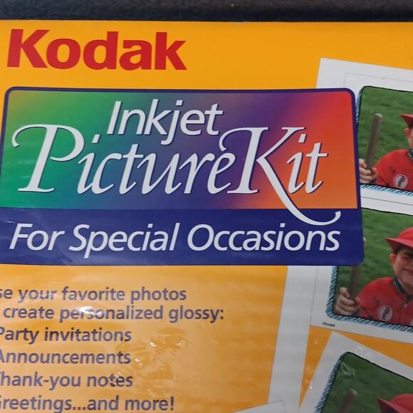 2 New In Package Kodak Inkjet Picture‎ Kit For Special Occasions 60 Glossy Cards - Picture 5 of 14